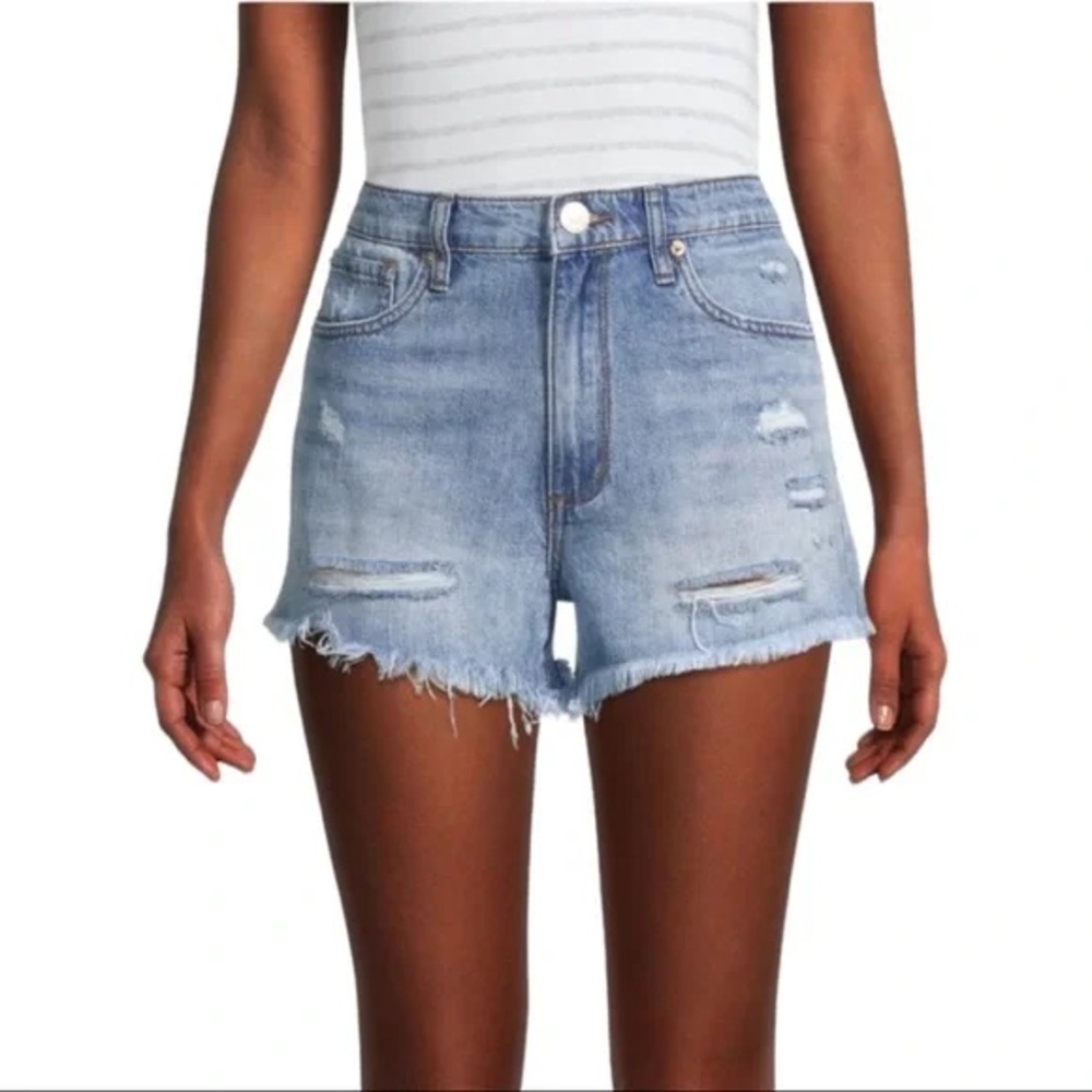 Layne High-Rise Denim Cutoff Shorts
